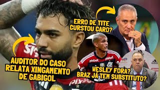 TITE ERROU EM DECISÃƒO  NOVA POLÃŠMICA NO CASO GABIGOL  WESLEY FORA E BRAZ REVELA NOVA CONTRATAÃ‡ÃƒO [upl. by Anoj]