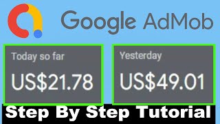 I Made 2178 Today in 3 steps with AdMob A StepbyStep Guide for App Developers  AdMob Tutorial [upl. by Avilys71]