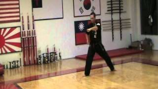 Tang Soo Do form 12 Naihanchi Ee Dan [upl. by Eirret]