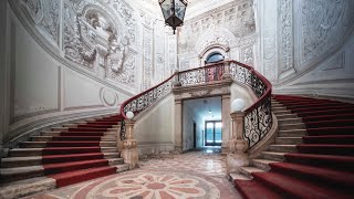 Hidden Abandoned Palace in Portugals capital Lisbon  Burnay Palace [upl. by Novahs]