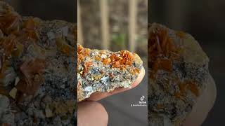 Wulfenite from China mineral crystals minerals gemstone [upl. by Auqenehs]