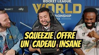 Le cadeau incroyable de Squeezie à Gotaga et Brawks [upl. by Attekahs]