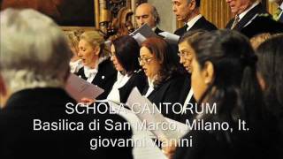 LAUDATE NOMEN DOMINI Ch Tye SCHOLA CANTORUM Milano G Vianini It [upl. by Bratton]