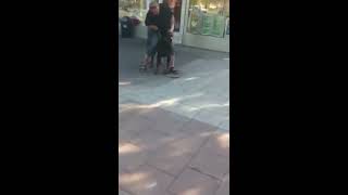 Rottweiler vs amstaff fight [upl. by Aelam]