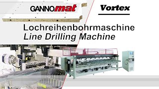 GANNOMAT Vortex  CNC Lochreihenbohrmaschine  CNC Line Drilling Machine [upl. by Beau109]