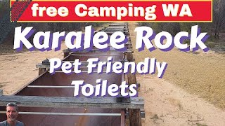 Karalee rock A memorable free camping spot spacious  Pet Friendly Caravanning Western Australia [upl. by Sisak916]