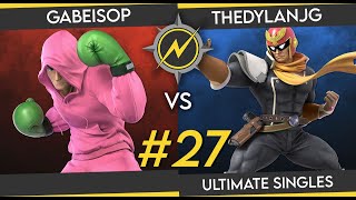 Thunderstrike 27  Gabeisop Little Mac vs TheDylanJG Captain Falcon [upl. by Tybie]