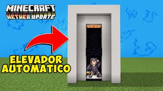 Minecraft Tutorial  Como fazer um ELEVADOR AUTOMÁTICO [upl. by Kiel285]