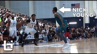 CASPER WARE GOES OFF FOR 27 POINTS 5 STRAIGHT 3S IN 3RD QUARTER OF DREW LEAGUE CHAMPIONSHIP [upl. by Enaujed]