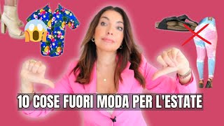 TENDENZE MODA PRIMAVERA ESTATE SUPERATE NEL 2024 10 cose che non vanno più di moda [upl. by Amik]