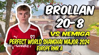 MOUZ Brollan 208 vs Nemiga Inferno  Perfect World Shanghai Major 2024 Europe RMR A  CS2 POV [upl. by Nnairb]