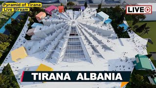 Hapet Piramida e Tiranës 🔴 LIVE Natën dhe Ditën [upl. by Hallam]