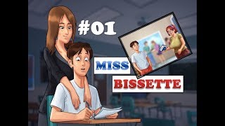 Summertime Saga Miss Bressette Quest  0161  Manage Dictionary  Her First private lesson [upl. by Godding]