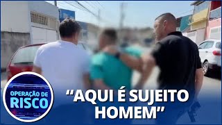 “Não mexe com a minha família entendeu” dispara traficante para policial [upl. by Ahseekal]