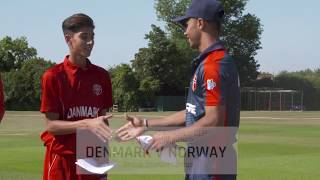 U19CWCQ Europe Div 2 Norway v Denmark Highlights [upl. by Ffoeg]