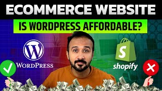 ✅ Shopify vs WordPress which one is best for your new ecommerce store 🔥 Comparison 2024 [upl. by Eleen]