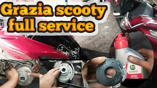 Grazia scooty full servicegrazia bs 6 [upl. by Aissila]