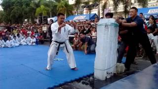 Sensei Artemio MancolKyokushin Tameshiwari [upl. by Magnolia]