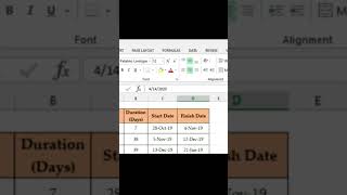 How to Make the Gantt Chart in Ms Excel  SHORTS [upl. by Alaik]