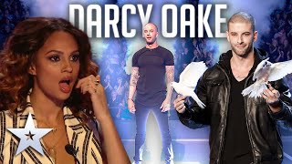 ALL PERFORMANCES from illusionist Darcy Oake  Britains Got Talent [upl. by Aihcela]