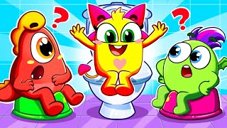 Potty Song 😅💛 Funny Kids Songs And Nursery Rhymes by Fluffy Friends [upl. by Eleen135]