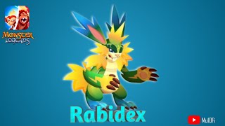 How To Breed Rabidex  Monster Legends [upl. by Ebneter]