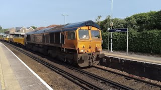 66760 6G13 Eastleigh East Yard  Cosham Junction 11th May 2024 [upl. by Nuawd]