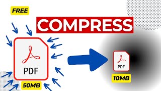 How to Compress PDF Files for FREE Online [upl. by Annoyek]