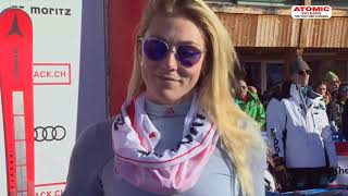 AUDI FIS Ski World Cup  womens downhill  St Moritz SUI Dec 9 2023 the first 27 athletes [upl. by Mason156]