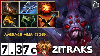 Necrotic Webs Broodmother Carry  Average MMR 13019  Zitraks  737c  Immortal Dota [upl. by Attecnoc]