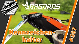 Bagoros Performance  Tail Tidy PREMIUM  Kurzer Kennzeichenhalter für die KTM 890 Duke  №357 [upl. by Aititil]