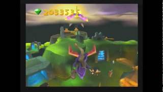 Spyro 2 Riptos Rage Gameshark gone crazy [upl. by Accebar965]