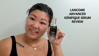 Lancôme Advanced Génifique Radiance Boosting Face Serum Review amp Tutorial [upl. by Llerrut]