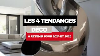 4 tendances déco importantes en 2024 et 2025 [upl. by Airaet60]