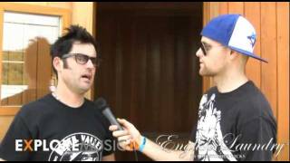 Joey Cape Lagwagon interview at Rockfest 2011 [upl. by Jasun]