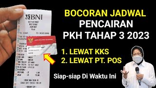 Jadwal Pencairan PKH Tahap 3 Melalui ATM KKS Dan Kantor Pos  pkh tahap 3 2023 kapan cair [upl. by Annor]