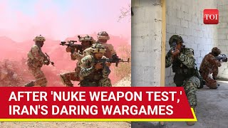 Iran IRGCs Wargames Hint At 3rd Direct Attack On Israel After Nuclear Bomb Test  Watch [upl. by Pedroza]