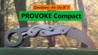 Karambit quotpliantquot CRKT PROVOKE Compact  EDC par excellence [upl. by Haas]