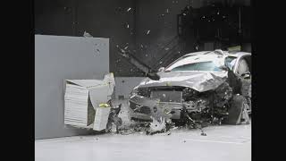 Volvo S60 crash test moderate [upl. by Enitsuj]