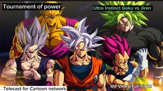 Goku vs Jiren Full Fight Fullpower HD Video   Goku Ultra Instinct  Jiren ✓✓ [upl. by Tsenre]