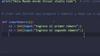 Python programación funcional VSCode 1002 02 [upl. by Aremus842]