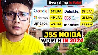 JSS Noidaan Honest Review 🔥2024  Management Quota✅ Eligibility Cutoff Top College in AKTU🎯 [upl. by Akcired]