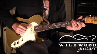 Fender Custom Shop Wildwood 10 60s Thinline Telecaster wP90s  Journeyman Relic • SN R122389 [upl. by Nolava]