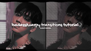 alight motion 5 badass transitions tutorial ♪ 35 [upl. by Nydnarb]