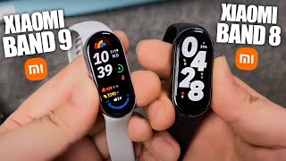 MI BAND 9 Vs MI BAND 8  O que Mudou Vale a pena trocar [upl. by Yecnay]