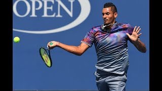 2017 US Open Top 5 from Millman vs Kyrgios [upl. by Vokay]