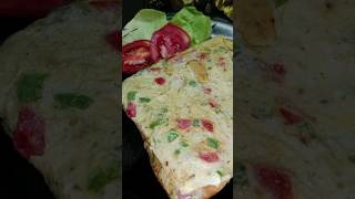 Cheesy Bread Omelette Sandwich tasty Breakfast Food Planet [upl. by Esinel]