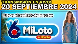 Resultado MI LOTO VIERNES 20 de septiembre 2024 MiLoto chance [upl. by Couchman147]