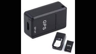 GF07 GSM GPRS Mini Magnetic Car GPS Antilost Real Time Recording Tracking Device [upl. by Feinstein]