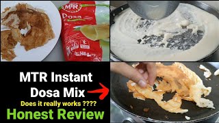 MTR Instant Dosa Mix Review  MTR Dosa Recipe [upl. by Farica]